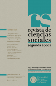 Revista de Ciencias Sociales. Segunda época Nº 30