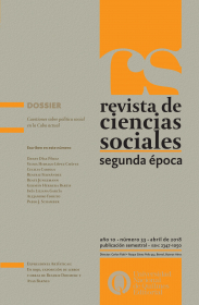 Revista de Ciencias Sociales. Segunda época Nº 33