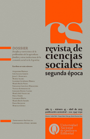 Revista de Ciencias Sociales. Segunda época Nº 43