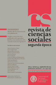 Revista de Ciencias Sociales. Segunda época Nº 44